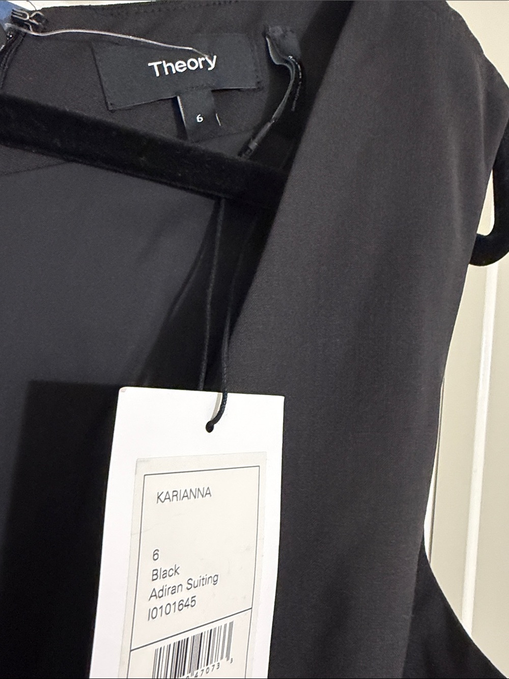 Theory KARIANNA black dress NWT size 6 CLASSY - Picture 10 of 11